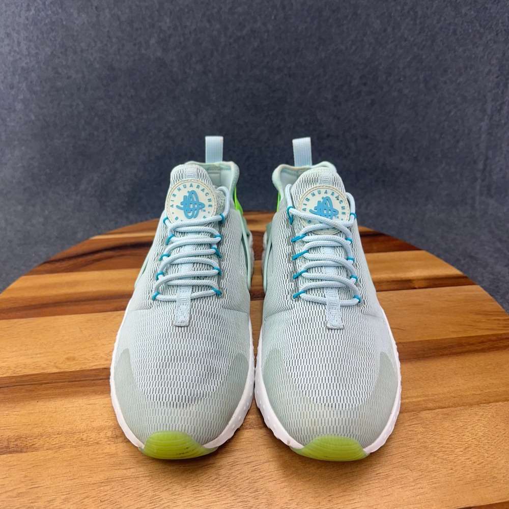 Nike Air Huarache Ultra Ghost Green Electric Green Sneakers 819151-301 Mens 8.5 - Picture 3 of 11